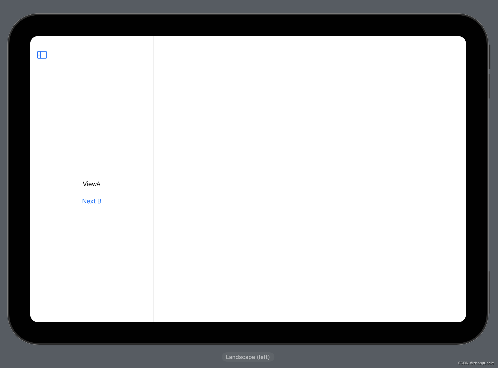 Recently, when using `NavigationView` on iPadOS, the content will be placed in the sidebar, instead of like iOS or before