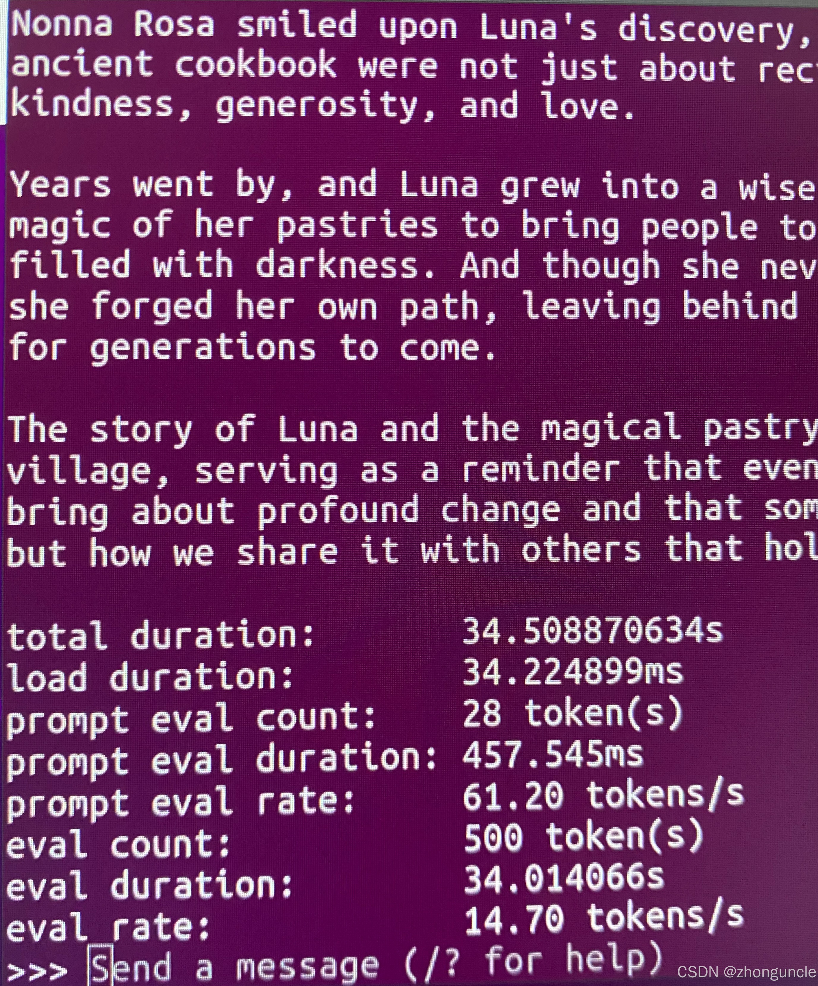 Ollama 3B model running speed on CPU